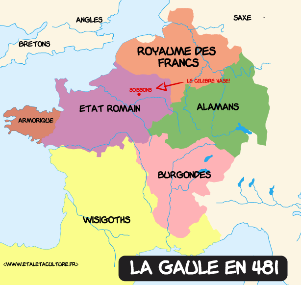 La Gaule en 481