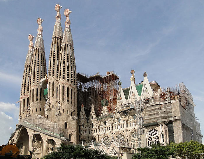 La Sagrada Familia en 2010