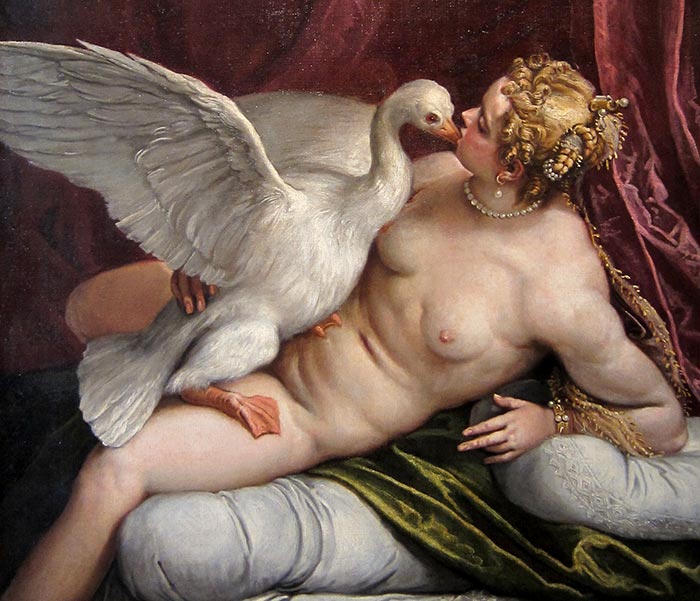 Leda et le cygne - Veronese - XVIè siècle