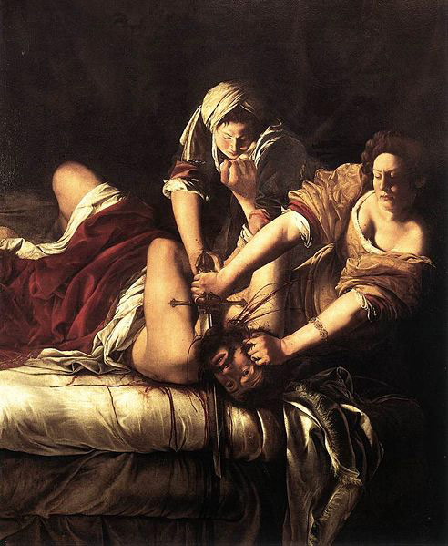 Judith décapitant Holopherne, par Artemisia Gentileschi, 1620