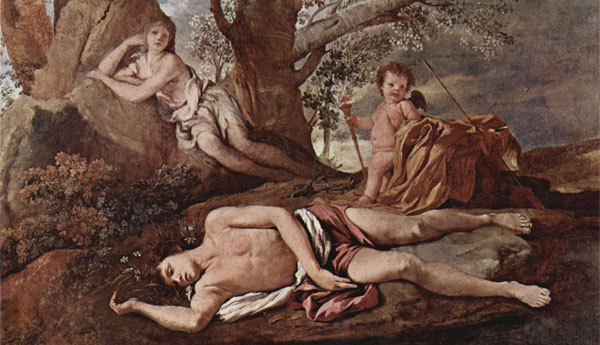 Echo et Narcisse - Nicolas Poussin, 1630