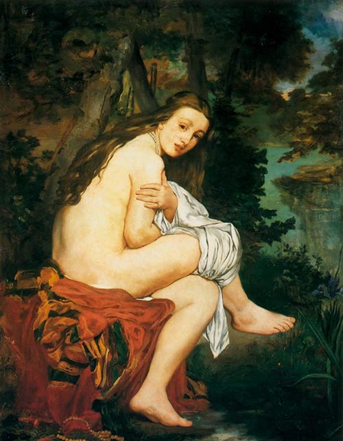 Manet Edouard, La Nymphe surprise, 1860