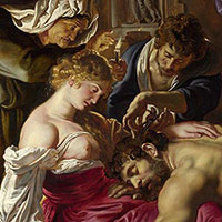 Samson et Dalila, par Rubens, 1610