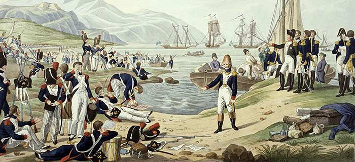 Le débarquement de Napoléon à Vallauris