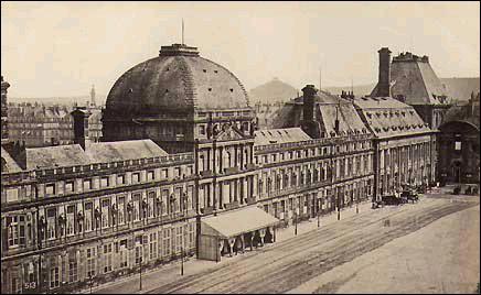 Le palais des Tuileries en 1865