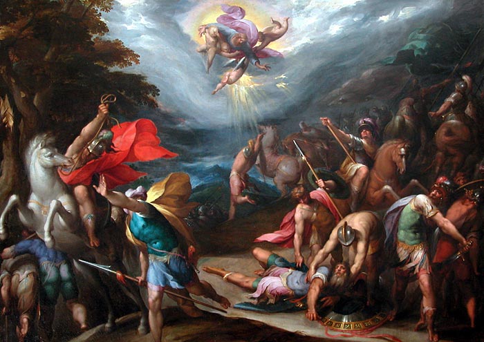 Saint Paul de Tarse : La Conversion de saint Paul sur le chemin de Damas (Hans Speckaert )