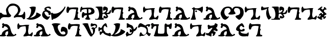L'alphabet énochien, ou langage des anges