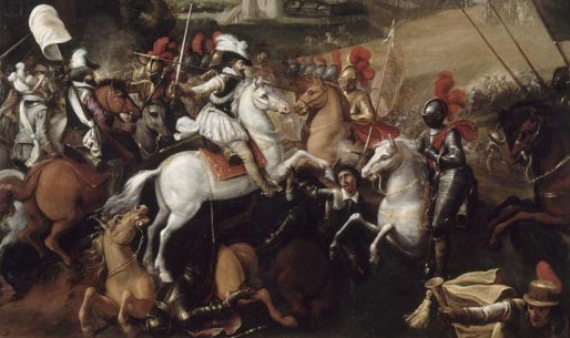 Henri IV à la bataille d'Arques