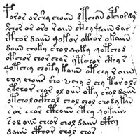 Aperçu du manuscrit de Voynich