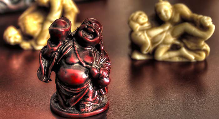 Budai ou Happy Buddha ou Bouddha rieur