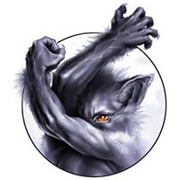 Loup-garou, image d'illustration, source inconnue