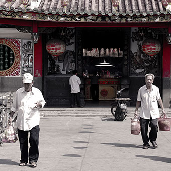 Temple chinois dans Saigon