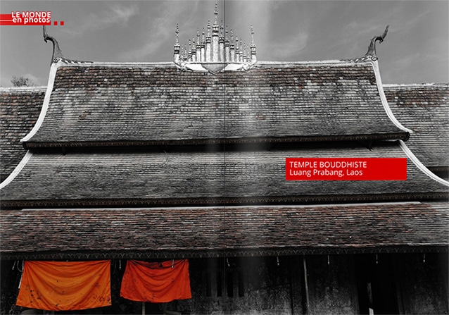 Le monde en photo - temple bouddhiste de Luang Prabang