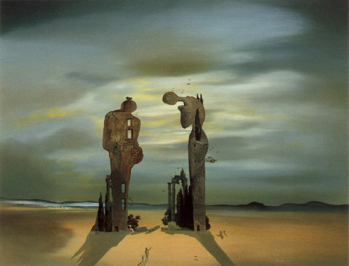 Angélus de Millet façon Salvador Dali