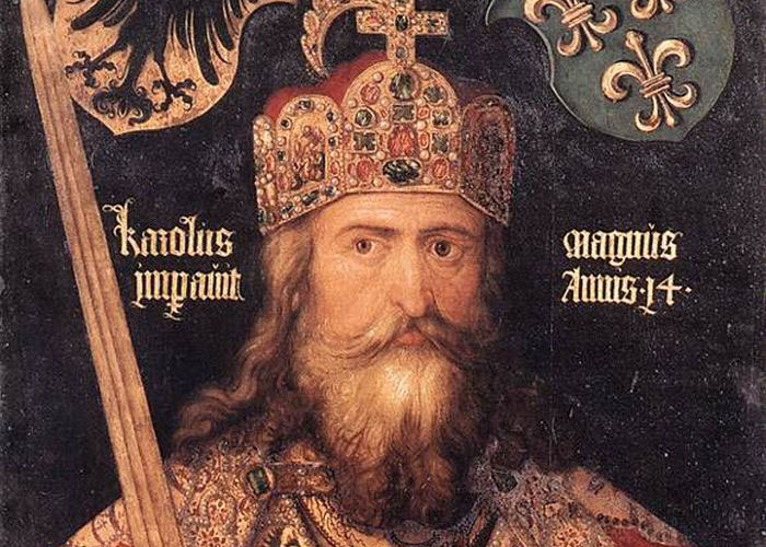 Charlemagne et sa barbe