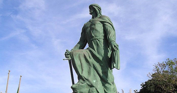 statue d'Abd ar Rahman Ier en Espagne