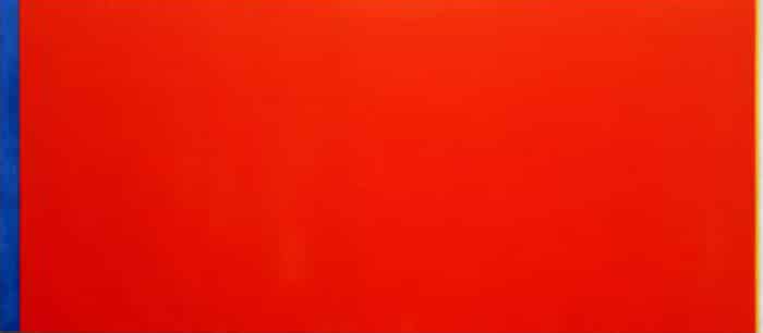 Barnett Newman, Qui a peur du rouge, du bleu et du jaune?