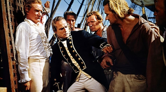 La mutinerie du Bounty, où l'on voit Bligh et 18 de ses hommes embarqués sur une chaloupe
