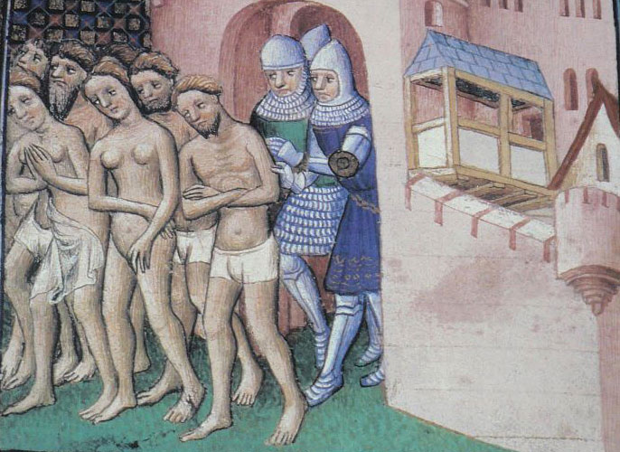 L'expulsion des Cathares de la ville de Carcassonne en 1209