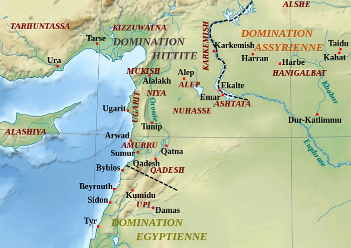 Le Moyen Orient au temps de Ramsès II
