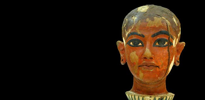 Tête de Toutankhamon enfant