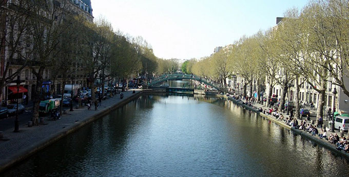 Canal Saint-Martin à Paris