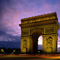 L'arc de Triomphe de la place de l'Étoile