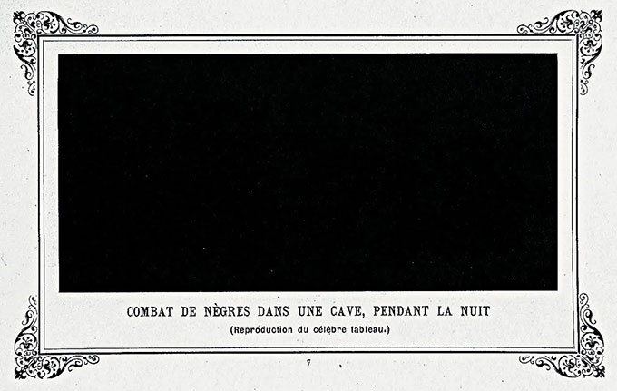Combat de nègres dans une cave