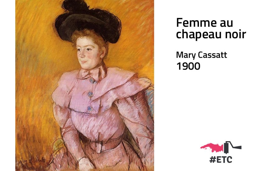 femme-au-chapeau-noir-mary-cassatt-1900