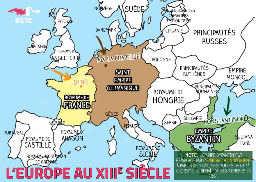 carte-europe-xiiie-siecle