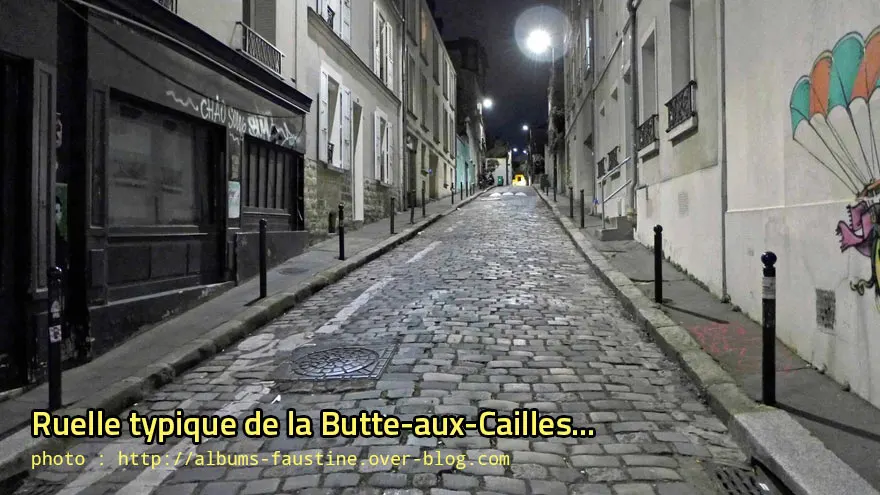 Ruelle typique de la Butte-aux-Cailles