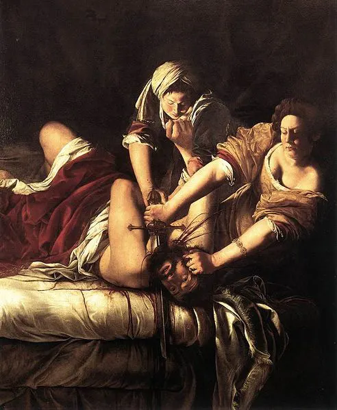 Judith décapitant Holopherne, par Artemisia Gentileschi, 1620