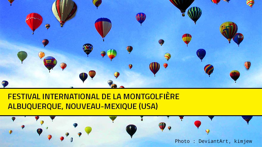 Des centaines de montgolfières dans le ciel au festival international d'Albuquerque (USA)