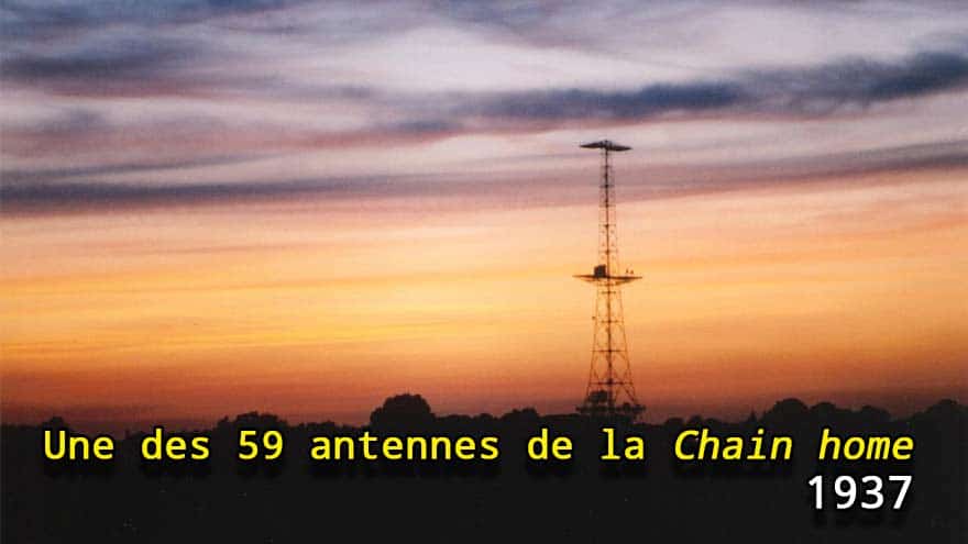 Une des 59 antennes de la Chain home